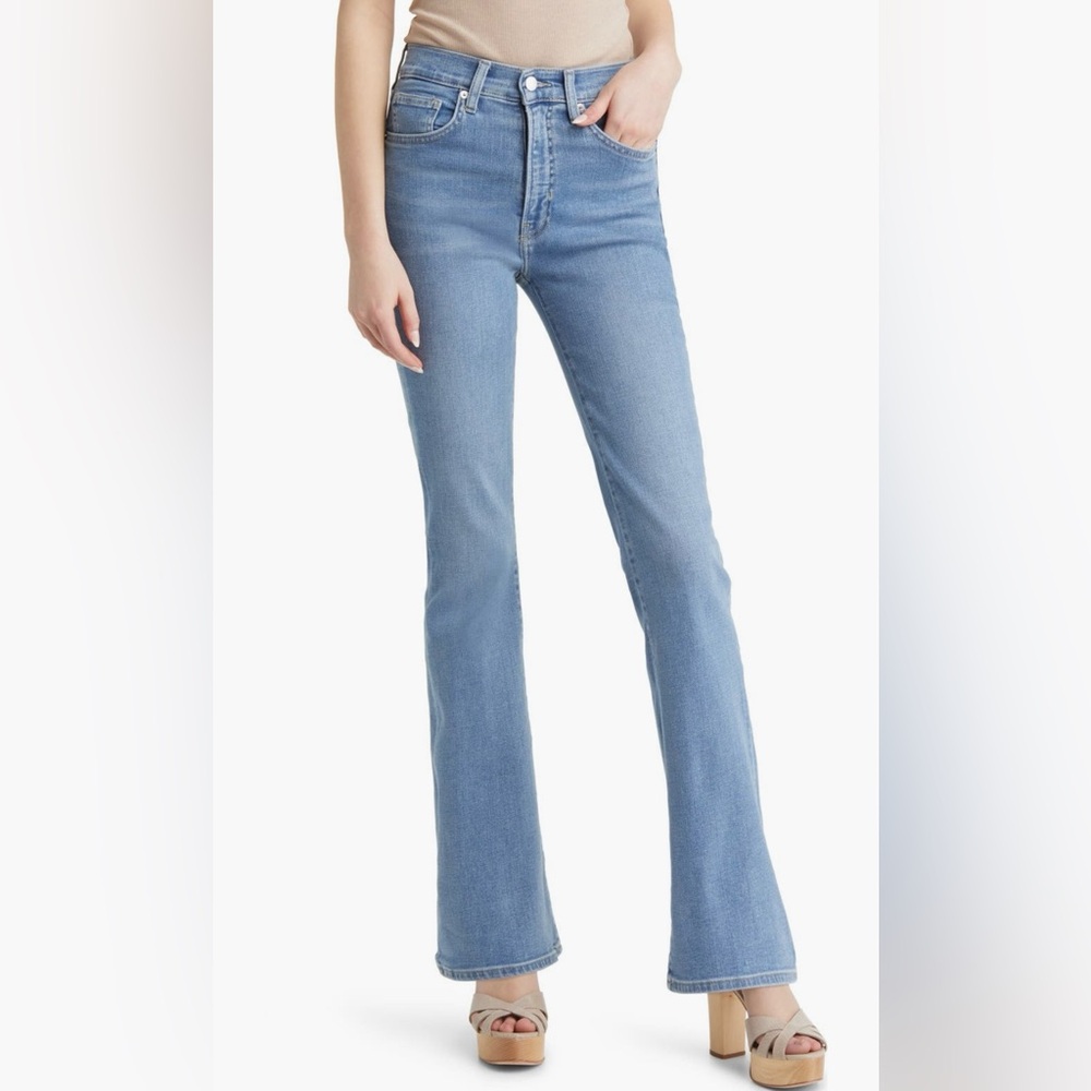 NEW Veronica Beard Beverly High Waist Skinny Flare Jeans